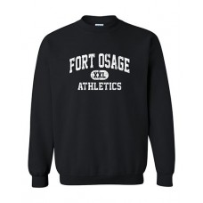 Fort Osage 2022 Boosters ATHLETICS Crewneck Sweatshirt (Black)