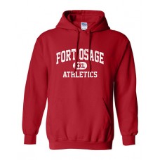 Fort Osage 2022 Boosters ATHLETICS Hoodie Sweatshirt (Red)