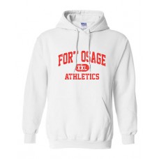Fort Osage 2022 Boosters ATHLETICS Hoodie Sweatshirt (White)