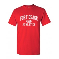 Fort Osage 2022 Boosters ATHLETICS Short-sleeved Tee (Red)