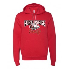 Fort Osage 2022 Boosters FAMILY Sponge Fleece Hoodie (Red)