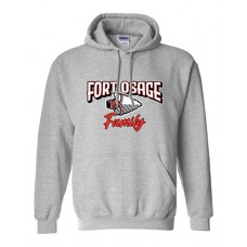 Fort Osage 2022 Boosters FAMILY Hoodie Sweatshirt (Sport Grey)