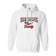 Fort Osage 2022 Boosters FAMILY Hoodie Sweatshirt (White)