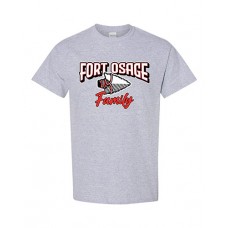 Fort Osage 2022 Boosters FAMILY Short-sleeved Tee (Sport Grey)