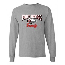 Fort Osage 2022 Boosters FAMILY Long-sleeved Tee (Sport Grey)