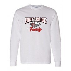Fort Osage 2022 Boosters FAMILY Long-sleeved Tee (White)