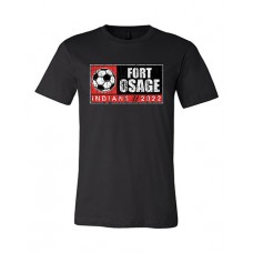 Fort Osage 2022 Soccer Bella Canvas Short-sleeved T (Black)