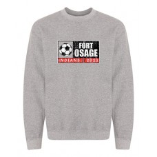 Fort Osage 2022 Soccer Crewneck Sweatshirt (Graphite Heather)