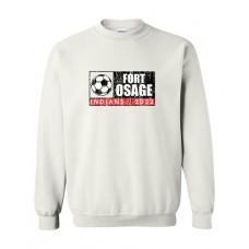 Fort Osage 2022 Soccer Crewneck Sweatshirt (White)