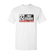 Fort Osage 2022 Soccer Short-sleeved T (White)