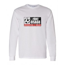 Fort Osage 2022 Soccer Long-sleeved T (White)