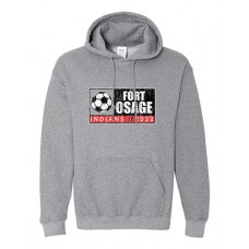 Fort Osage 2022 Soccer Hoodie Sweatshirt (Graphite Heather)