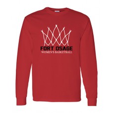 Fort Osage 2023 Women's Basketball Long-sleeved T (Red)