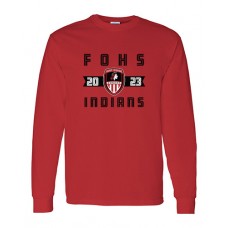 Fort Osage 2023 Soccer Long-sleeved Tee (Red)