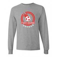 Fort Osage 2023 Soccer V2 Long-sleeved Tee (Sport Grey)