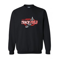 Fort Osage 2023 Track WINGED FOOT Crewneck Sweatshirt (Black)