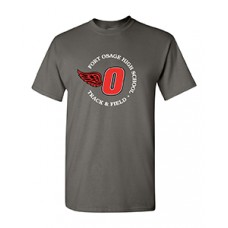 Fort Osage 2023 Track CIRCLE WING Short-sleeved T (Charcoal)
