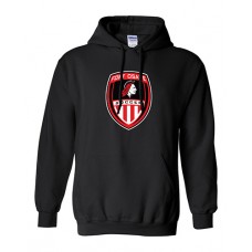 Fort Osage 2024 Soccer CREST Hoodie Sweatshirt (Black)