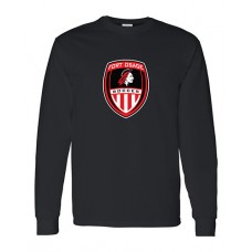 Fort Osage 2024 Soccer CREST Long-sleeved Tee (Black)