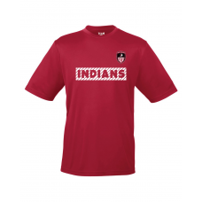 Fort Osage 2025 Soccer INDIANS Dry-fit Short-sleeved T (Red)