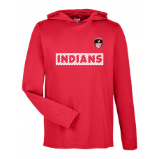 Fort Osage 2025 Soccer INDIANS Hooded Tshirt (Red)